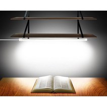 (포근몰) led스탠드 자석 LED바 35cm 52cm 3색 램프 5V USB 스위치, 듀얼스위치 52cm
