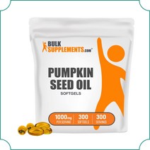 벌크서플먼트 호박씨 오일 1000mg 필수 지방산 300소프트젤 글루텐프리