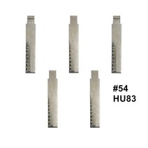 리니어스케일 5pcs 2 IN 1 Lishi HU83 #54 새겨진 라인 키 블레이드 스케일 전단 치아 푸조 508 시트로엥, 한개옵션0