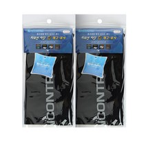 인콘트로 쿨 레그 토시 민자 2p x 2개, 검정
