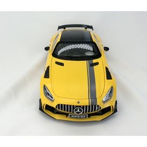 1:18 다이캐스트 모형 다이케스트 벤츠 GTR GTS AMG 완구 미니어쳐 피규어 자동차 장난감, 옐로우