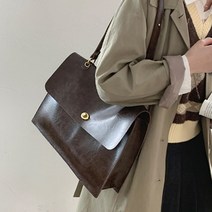 연이랜드 레트로 빅사이즈 숄더백 여성가방