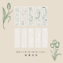다꾸랩핑지 수꾸 북 빈티지 다이어리 캘린더 트레이싱 페이퍼 꾸미기, 깊은 향기와 정이 깊다.