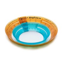 Koala Tools | 링 눈금자 콤보 팩 - 원형 스텐실 및 템플릿 도구 2.5cm(1인치) 8.9cm(3.5인치) 7.6cm(3인치) 15.2cm(6인치) 조절 가능한 직경