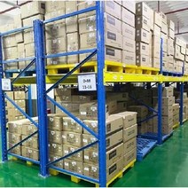 파레트철제랙 층별3톤하중 중량랙 창고 선반 철제 파렛트랙 철제선반 물류창고 창고렉, 내장250x120x250 2층 층별하중3톤