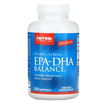 Jarrow Formulas 피쉬 오일 1000mg 오메가3 EPA 1개