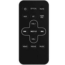 TCL Alto 5 TS5000 TS501 2.0 채널 사운드바/Alto 5+ TS5010 2.1 홈시어터 사운드바 스피커 시스템에 적용되는 교체 리모컨