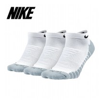 나이키 [나이키] 남여공용 에브리데이 맥스 쿠션 삭스(3켤레) SX6964_100, 화이트+그레이