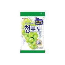 롯데 [캔디]청포도 캔디 153g 맛있는 달콤한간식 사무실간식 아이들간식, 25개