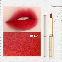 Pealy 립스틱 틴트 색상 벨벳 텍스처 1g, L06