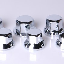 브라더피 대형차 휠캡 휠너트캡 대형 트럭 휠볼트캡 크롬 10개입, 38mm, 10개