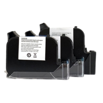 휴대용 잉크젯 마킹기 날인기 핸드 각인기 이동식 한글 숫자 로고 큐알코드 프린터 카트리지, 25.4mm 흰색 유성 카트리지