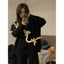 니트가디건 스웨터 여성 라운드넥 풀오버 긴팔