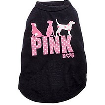 Ollypet Small Dog Clothes for Puppy Girl – Pink Dog – Cute Cat Shirt Summer Vest Tank Top – Clothing, 1