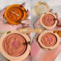 블러쉬 팔레트 6 스타일 페이스 미네랄 치크 블러셔 플라워 루즈 파우더 메이크업 프로페셔널 컨투어 섀도우 크림 핑크