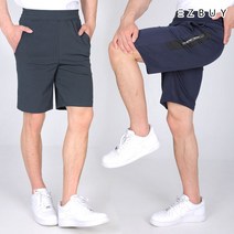 이지바이 천하태평 남성 여름용 신축성 좋은 5부 쿨 반바지_~3XL 빅사이즈 운동복 츄리닝 냉감