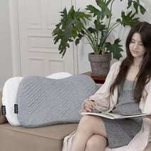 티움 스마트 베개 온열 마사지 수면가전 교대근무 숙면, 그레이, 1개