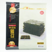 무조미 웰김 6매 10봉 파래김 간장김 무염김 무가미 0%소금 돌아기 기름없는 김판매, 01.무조미 웰김 6매 10봉