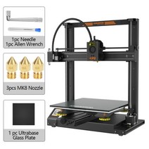 KINGROON 3D 프린터 KP5L 티타늄 압출기 빠른 조립 금속 프레임 유리 플레이트 FDM 3D 인쇄 300x300x330mm 업그레이드 전원 공급 장치, KP5L add 1GlassPlate, KP5L add 1GlassPlate