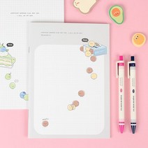 몽알몽알 4mm 그리드 중철 노트 [LucentKorea]