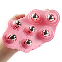 림프순환 마시지볼 셀프 붓기제거 핸드롤링타입 KK411, 림프절 마사지 볼/핑크, 림프절마사지볼|핑크