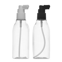 허브스프레이 헤어 스프레이용기 검정 흰색캡 20~500ml, 200ml, 투명용기(F) 흰색캡