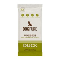 도그퓨어 유기농 원료70%함유 사료 혼합유산균 강아지 250g, 없음