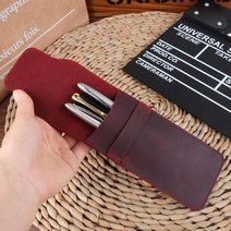 [N2Y] 빈티지 가죽 펜홀더 케이스 수제 보관 레트로 파우치 #999EA, 쿠팡 그린 빅 UK00887, 쿠팡 본상품선택