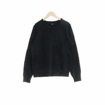 유니클로 블랙 면 나그랑맨투맨 남자 M [100] 1043