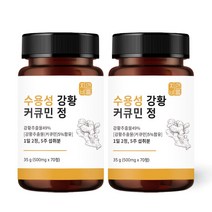 자연바름 수용성 커큐민 강황 분말 가루 캡슐, 2개, 35g