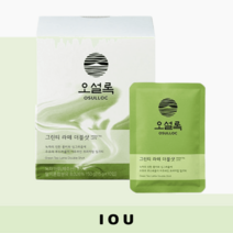 오설록 그린티라떼 더블샷 10입 / 녹차의풍미 두배더한맛 분말형태 간편휴대