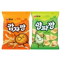 (라니랜드) 농심과자 간식 야식 술안주 1박스로 구매하기 양파깡 5봉지 + 감자깡 5봉지 총10봉지