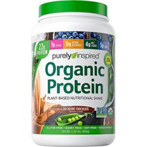 Purely Inspired Organic Protein 퓨어리인스파이어 초콜릿맛 비건 프로틴 680g