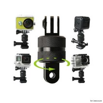 알루미늄 360도 회전 어댑터 고프로 히어로 7 5 4 GOPRO HERO 액션캠 SJ4000, 상세페이지 참조
