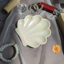 세라믹 진주빛 조개 소지품 트레이