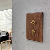 원목 레트로 빈티지 토글 디자인 인테리어 온오프 똑딱이 스위치 콘센트, 이도피스 (콘센트 나사), 5 x 38mm, 1세트 (2개), 1개