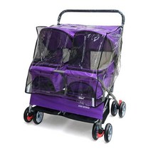 2 좌석 애완 동물 유모차 더블 수면 침대 자동차 초경량 접이식 이동식 세척 가능한 고양이 개 확장 케어 아웃, Onesize, Style1