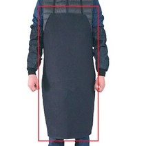 두꺼운 용접 페인트 작업용 청 앞치마 예초기 카센타 도장 데님 가드닝 용접용 안전 오염 방지 일 산업용 공업용 공예 공방 목공용