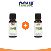 1+1 나우푸드 에센셜 Camphor 캠퍼 오일 30ml 장뇌 녹나무 아로마 테라피