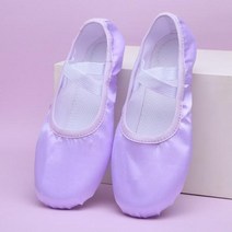 발레 여자 슈즈 새틴 소프트 솔 댄스 슬리퍼 어린이 연습 슈즈 여성 댄스 요가 운동화, purple+38