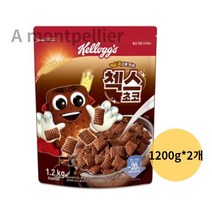 켈로그 오곡으로 만든 첵스 초코 시리얼, 2400g, 15개
