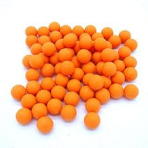 서바이벌 페인트볼 재사용 가능한 고무 페인트 볼 043cal 05cal 068cal야외, 0.68-100Pcs-Orange