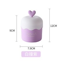 폴클린징 인셀덤 거품기 세안 버블메이커 클린업파우더 마카롱 발포기 여드름, B. 보라 하트