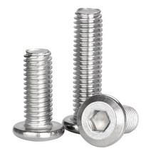 스크류 스크류볼트 콘크리트피스 50pcs m2 m3 m4 m5 m6 m8 m10 m12 304 스테인레스 스틸 육각 소켓 빗변 플랫 헤드 육각 드라이브 가구 나사형 플랫 육각 헤드, [02] M3  (50pcs), [07] 12mm