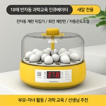 병아리 부화기 부화 키우기 거위알 부하기 계란 인공, 18개 완전자동(루틴닭새알 전용)