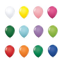 파티용 이벤트용 생일용 스탠다드 풍선 30cm 50개입, 빨강