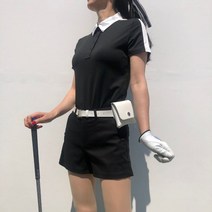 로로얼로이 조이 반팔 티셔츠 골프 카라 사이드 배색포인트 썸머 기능성