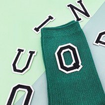 알파벳블랙 붙이는의류스티커 열접착식패치 티셔츠꾸미기