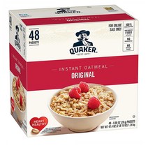 Quaker - Oatmeal 퀘이커 오리지날 오트밀 48개입
