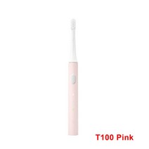 Xiaomi Mijia T100 소닉 전동 칫솔 무선 USB 충전식 칫솔 방수 울트라 소닉 자동 가전 제품, 02 Pink